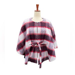 Anthropologie Andersen & Lauth Johanna Plaid Capelet Size‎ Small.